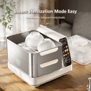 Hoper Layer Electric Food Steamer 16L Large Capacity 10 Second Start 24H Timer Independent Water Tank - RnR Galore