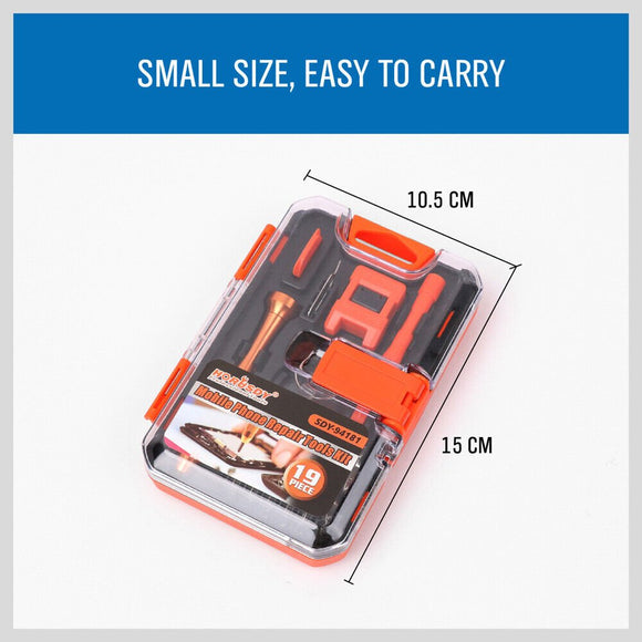HORUSDY 18 in 1 Mobile Phone Repair Tools Kit Pry Opening Tool Screwdriver - RnR Galore