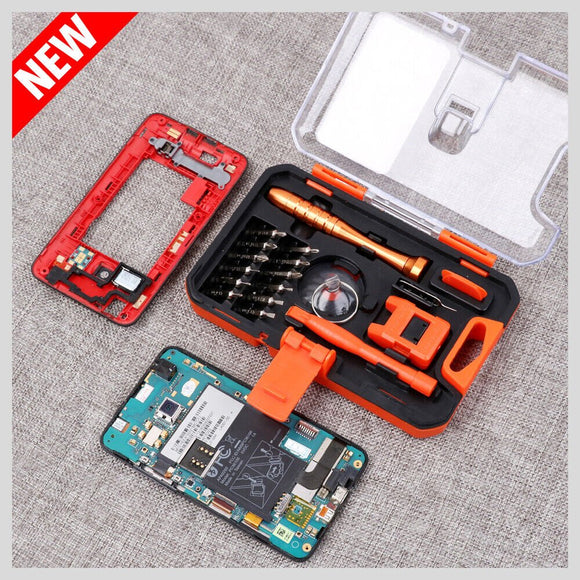 HORUSDY 18 in 1 Mobile Phone Repair Tools Kit Pry Opening Tool Screwdriver - RnR Galore