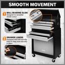 HORUSDY 7 Drawer Tool Box Trolley Cabinet Storage Cart Garage Toolbox Organiser - RnR Galore