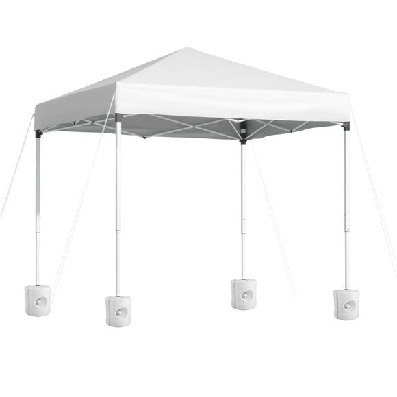Instahut Gazebo 2x2m Outdoor Patio Garden Marquee Shade w/ Base Pods White - RnR Galore