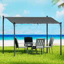 Instahut Gazebo Marquee 3m Outdoor Event Wedding Tent Camping Party Shade Iron Art Canopy Grey - RnR Galore