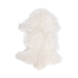 Interior Ave - Mongolian Fur Throw - 90CM - White - RnR Galore