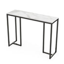 Interior Ave - Stone Marble Console - Marble & Black - RnR Galore