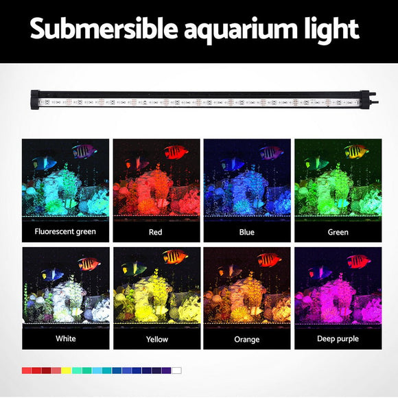 i.Pet Aquarium Light Submersible 52CM Air Bubble LED Light - RnR Galore