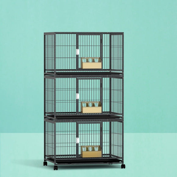 i.Pet Bird Cage Large Bird Cages Aviary Budgie Perch Cage Parrot Pet Stand Wheels - RnR Galore