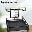 i.Pet Bird Cage Large Cages 155cm Parrot Aviary Stand - Alone Budgie Wheels Castor - RnR Galore