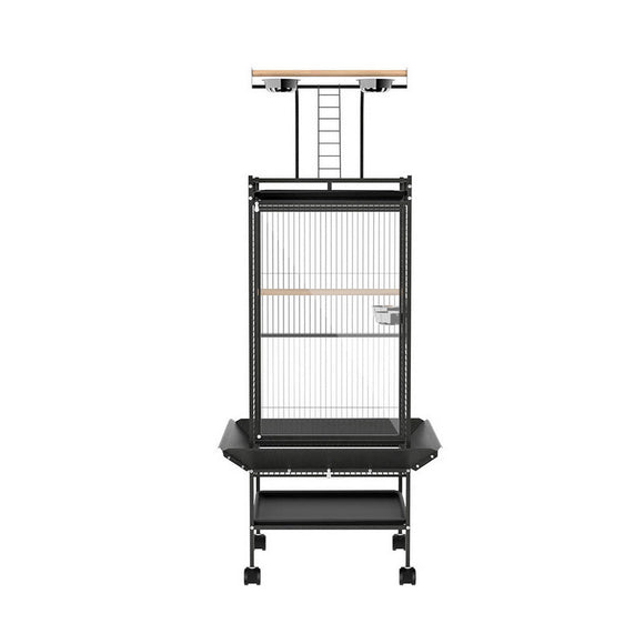 i.Pet Bird Cage Large Cages 155cm Parrot Aviary Stand - Alone Budgie Wheels Castor - RnR Galore