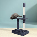 i.Pet Cat Tree 102cm Scratching Post Tower Scratcher Condo House Board Grey - RnR Galore