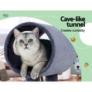 i.Pet Cat Tree 53cm Scratching Post Tower Scratcher Wood Condo House Trees Grey - RnR Galore