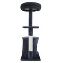i.Pet Cat Tree 94cm Scratching Post Tower Scratcher Condo House Wood Trees Grey - RnR Galore