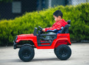 Jeep Inspired Remote Controlled Ride - on Electric Car (Red) - RnR Galore