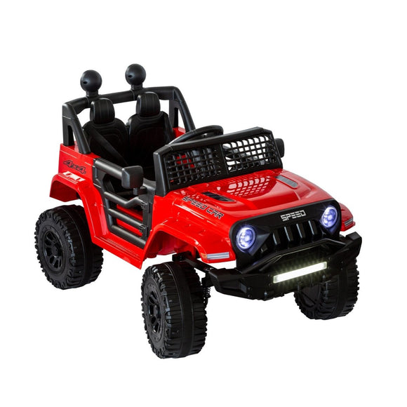 Jeep Inspired Remote Controlled Ride - on Electric Car (Red) - RnR Galore