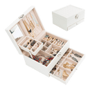 Jewellery Storage Box Girls Rings Necklaces Display Organiser Storage Case - RnR Galore