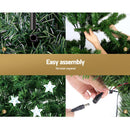Jingle Jollys 1.5m Christmas Tree Optic Fibre LED Xmas tree Multi Colour - RnR Galore