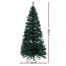 Jingle Jollys 1.8m Christmas Tree Optic Fibre LED Xmas tree 300 Tips - RnR Galore