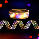 Jingle Jollys 20M Christmas Lights Fairy Ribbon Light 200 LED Xmas Decor Golden - RnR Galore