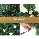 Jingle Jollys 2.1m Christmas Tree Optic Fibre LED Xmas tree Multi Colour - RnR Galore