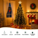 Jingle Jollys 2.5M Christmas Lights Waterfall String Light 300 LED Star Topper - RnR Galore