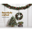 Jingle Jollys 2.7m Christmas Garland with Decorations Xmas Wedding Party - RnR Galore