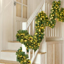 Jingle Jollys 5M Christmas Garland LED Lights Party Xmas Decorations 380 TIPS - RnR Galore