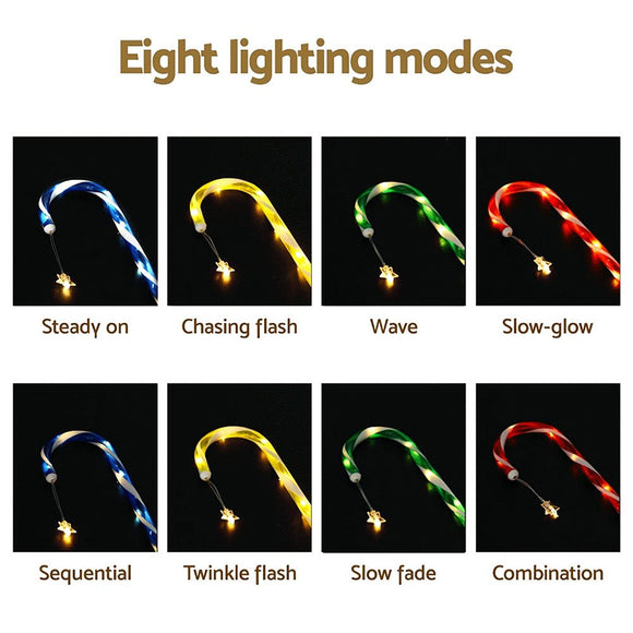 Jingle Jollys 8 PCS Christmas Lights Path Ground Light Garden Decorations 72 LED - RnR Galore