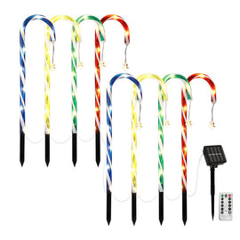 Jingle Jollys 8 PCS Christmas Lights Path Ground Light Garden Decorations 72 LED - RnR Galore