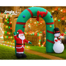 Jingle Jollys Christmas Inflatable Archwary 2.8M Illuminated Decorations - RnR Galore