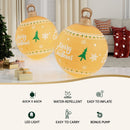 Jingle Jollys Christmas Inflatable Ball 60cm Led Illuminated Xmas Decoration - RnR Galore