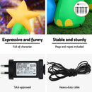 Jingle Jollys Christmas Inflatable Dinosaur 1.86M Height LED Decorations Illuminated - RnR Galore