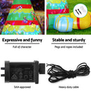 Jingle Jollys Christmas Inflatable Gift Tree 2.2M Height Flashing Light Decorations Illuminated - RnR Galore