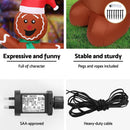 Jingle Jollys Christmas Inflatable Gingerbread Man 1.5M Height LED Decorations Illuminated - RnR Galore
