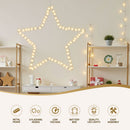 Jingle Jollys Christmas Lights 50cm Star 70 LED Xmas Decorations - RnR Galore