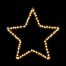 Jingle Jollys Christmas Lights 50cm Star 70 LED Xmas Decorations - RnR Galore
