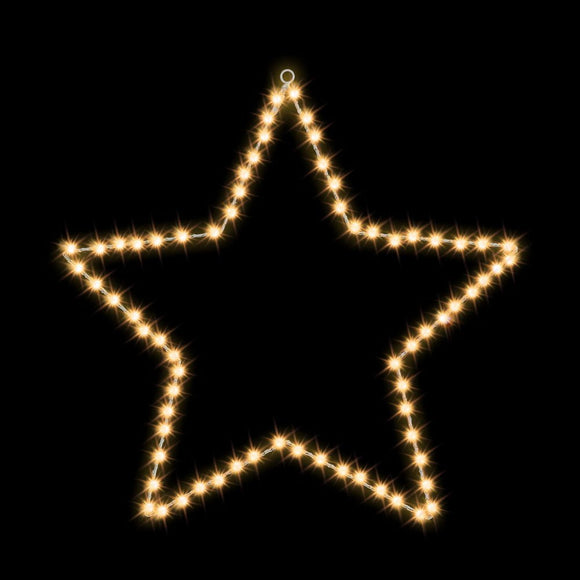 Jingle Jollys Christmas Lights 50cm Star 70 LED Xmas Decorations - RnR Galore