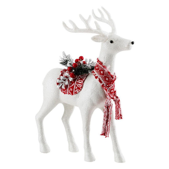Jingle Jollys Christmas Reindeer 45cm Glitter Deer Ornaments Party Decorations - RnR Galore