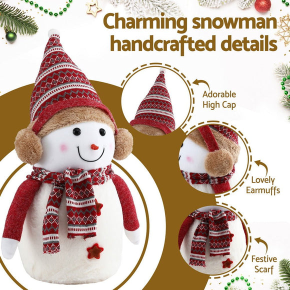 Jingle Jollys Christmas Snowman Handicraft Ornaments Party Decorations 45cm - RnR Galore