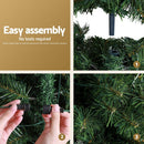 Jingle Jollys Christmas Tree 2.1M Corner Xmas Tree Party Decorations 430 Tips - RnR Galore
