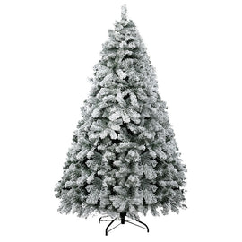 Jingle Jollys Christmas Tree 2.1m Snow Flocked Xmas Tree Decorations 780 Tips - RnR Galore