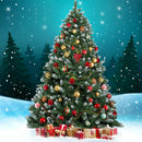 Jingle Jollys Christmas Tree 2.1m Snowy Xmas Tree Decoration 905 Tips - RnR Galore