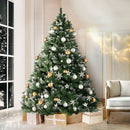 Jingle Jollys Christmas Tree 2.1m Snowy Xmas Tree Decoration 905 Tips - RnR Galore
