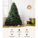 Jingle Jollys Christmas Tree 2.4m Green Xmas Tree Decorations 1225 Tips - RnR Galore