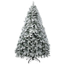Jingle Jollys Christmas Tree 2.4m Snow Flocked Xmas Tree Decorations 1165 Tips - RnR Galore