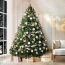 Jingle Jollys Christmas Tree 2.4M Xmas Tree Decorations Green 1500 Tips - RnR Galore