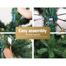 Jingle Jollys Christmas Tree 2.4M Xmas Tree Decorations Green 1500 Tips - RnR Galore