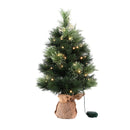 Jingle Jollys Christmas Tree 60CM Mini Tabletop 8 Light Modes Timer Xmas Tree - RnR Galore