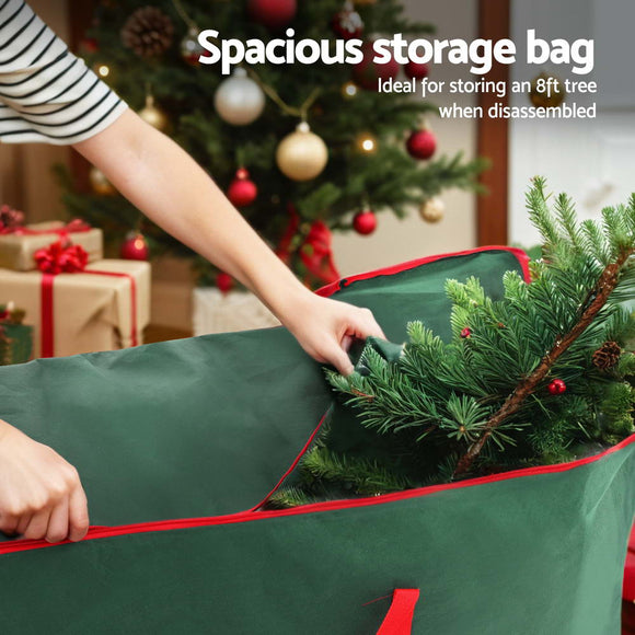 Jingle Jollys Christmas Tree Storage Bag Fits Up to 8ft Tree Xmas Bag Green - RnR Galore