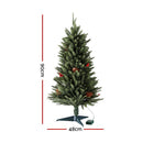 Jingle Jollys Mini Christmas Tree 90cm LED Xmas Tree Party Decorations - RnR Galore