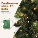 Jingle Jollys Tabletop Christmas Tree 60CM 8 Light Modes Timer Function - RnR Galore