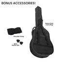 Karrera 38in Cutaway Acoustic Guitar with guitar bag - Purple Burst - RnR Galore